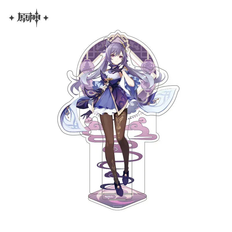 Genshin Impact Liyue Character Stand Keqing ACG Go Anime www.acg-go.com Baizhu, Beidou, Character Artwork, Chongyun, Ganyu, Hu Tao, Jiaming, Keqing, Lanyan, Ningguang, Qiqi, Shenhe, Stand, Xiangling, Xianyun, Xiao, Xingqiu, Xinyan, Yanfei, Yaoyao, Yelan, Yun Jin, Yunjin, Zhongli, Zibai