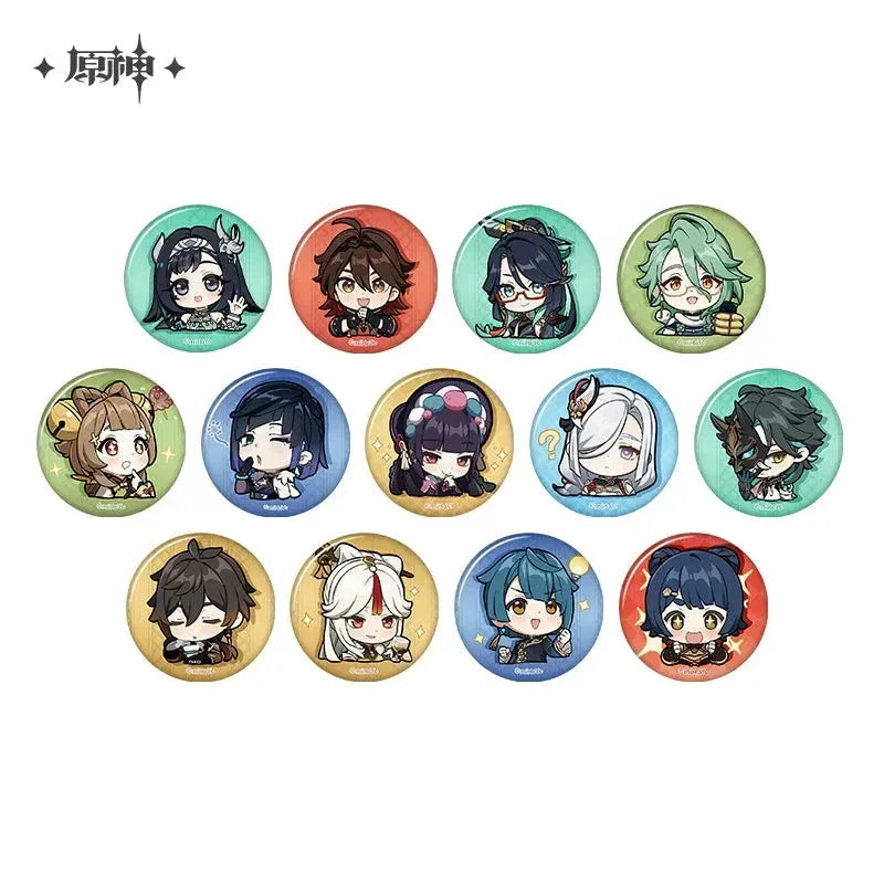 Genshin Impact Liyue Chibi Emojis Series Badge Yaoyao ACG Go Anime www.acg-go.com Badge, Baizhu, Gaming, Jiaming, Lanyan, Liyue, Ningguang, Shenhe, Xiangling, Xianyun, Xiao, Xingqiu, Yaoyao, Yelan, Yunjin, Zhongli, Zibai