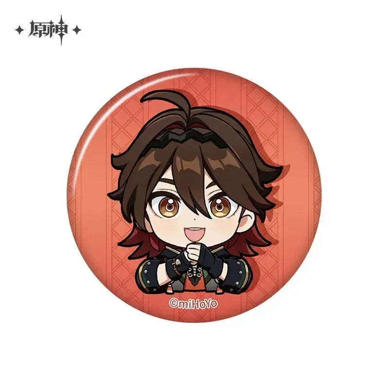 Genshin Impact Liyue Chibi Emojis Series Badge Gaming ACG Go Anime www.acg-go.com Badge, Baizhu, Gaming, Jiaming, Lanyan, Liyue, Ningguang, Shenhe, Xiangling, Xianyun, Xiao, Xingqiu, Yaoyao, Yelan, Yunjin, Zhongli, Zibai
