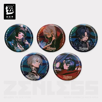 Zenless Zone Zero Concerto Channel Series A Storm of Falling Stars Merch Badge Hoshimi Miyabi ACG Go Anime www.acg-go.com Art Decor, Asaba Harumasa, Badge, Belle, Hoshimi Miyabi, Tsukishiro Yanagi, Wise