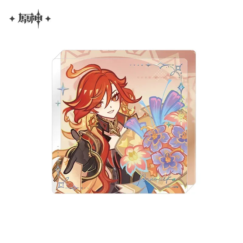 Genshin Impact Voicemail of Fragrance Series Badge & Acrylic Block