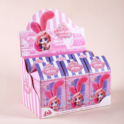 Cup Rabbit Plush Toy Fruit Milk Series Mystery Box