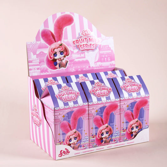 Cup Rabbit Plush Toy Fruit Milk Series Mystery Box
