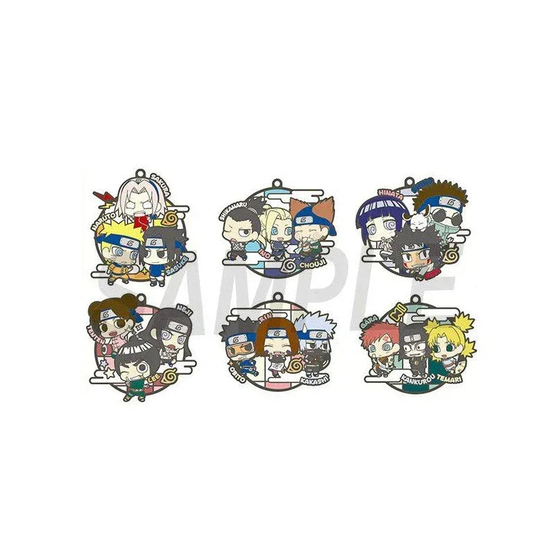 Naruto: Shippuden 3-Man squad! Rubber Keychain Mystery Box Random One ACG Go Anime www.acg-go.com Mystery Box