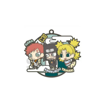 Naruto: Shippuden 3-Man squad! Rubber Keychain Mystery Box Random One ACG Go Anime www.acg-go.com Mystery Box