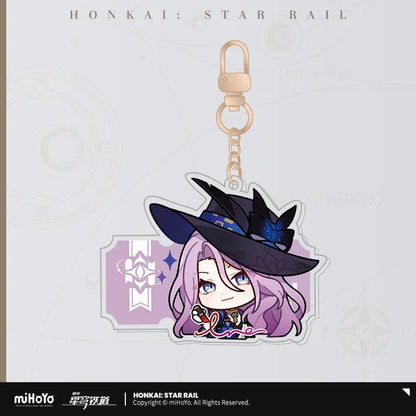 Pom-Pom Exhibition Series Acrylic Keychain