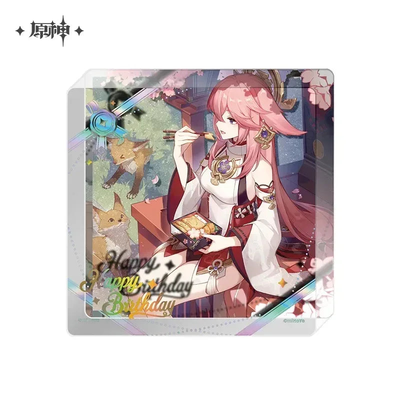 Genshin Impact The Day of Destiny Series Thick Acrylic Coaster 2025