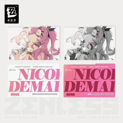 Zenless Zone Zero Mindscape Cinema Series Framed Acrylic Insert Set Cunning Hares Nicole Demara / Inserts Only ACG Go Anime www.acg-go.com Anby Demara, Art Decor, Billy Kid, Nekomiya Mana, Nicole Demara