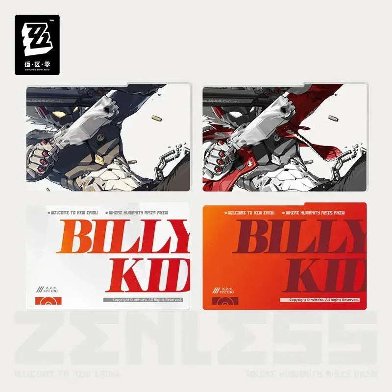 Zenless Zone Zero Mindscape Cinema Series Framed Acrylic Insert Set Cunning Hares Billy Kid / Inserts Only ACG Go Anime www.acg-go.com Anby Demara, Art Decor, Billy Kid, Nekomiya Mana, Nicole Demara
