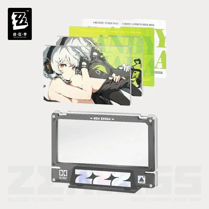 Zenless Zone Zero Mindscape Cinema Series Framed Acrylic Insert Set Cunning Hares Anby Demara / Frame + Inserts Set ACG Go Anime www.acg-go.com Anby Demara, Art Decor, Billy Kid, Nekomiya Mana, Nicole Demara