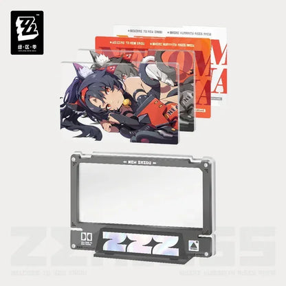 Zenless Zone Zero Mindscape Cinema Series Framed Acrylic Insert Set Cunning Hares Nekomiya Mana / Frame + Inserts Set ACG Go Anime www.acg-go.com Anby Demara, Art Decor, Billy Kid, Nekomiya Mana, Nicole Demara