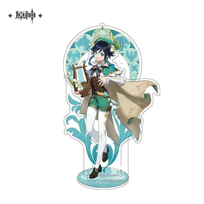 Genshin Impact Mondstadt Character Stand Venti ACG Go Anime www.acg-go.com Albedo, Amber, Barbara, Bennett, Character Artwork, Dahlia, Diluc, Diona, Eula, Fischl, Jean, Kaeya, Klee, Lisa, Mika, Mona, Noelle, Razor, Rosaria, Stand, Sucrose, Venti