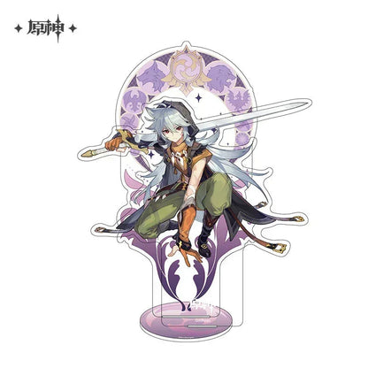 Genshin Impact Mondstadt Character Stand Razor ACG Go Anime www.acg-go.com Albedo, Amber, Barbara, Bennett, Character Artwork, Dahlia, Diluc, Diona, Eula, Fischl, Jean, Kaeya, Klee, Lisa, Mika, Mona, Noelle, Razor, Rosaria, Stand, Sucrose, Venti