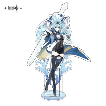 Genshin Impact Mondstadt Character Stand Eula ACG Go Anime www.acg-go.com Albedo, Amber, Barbara, Bennett, Character Artwork, Dahlia, Diluc, Diona, Eula, Fischl, Jean, Kaeya, Klee, Lisa, Mika, Mona, Noelle, Razor, Rosaria, Stand, Sucrose, Venti