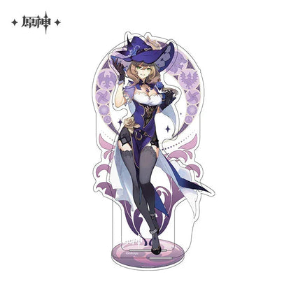 Genshin Impact Mondstadt Character Stand Lisa ACG Go Anime www.acg-go.com Albedo, Amber, Barbara, Bennett, Character Artwork, Dahlia, Diluc, Diona, Eula, Fischl, Jean, Kaeya, Klee, Lisa, Mika, Mona, Noelle, Razor, Rosaria, Stand, Sucrose, Venti