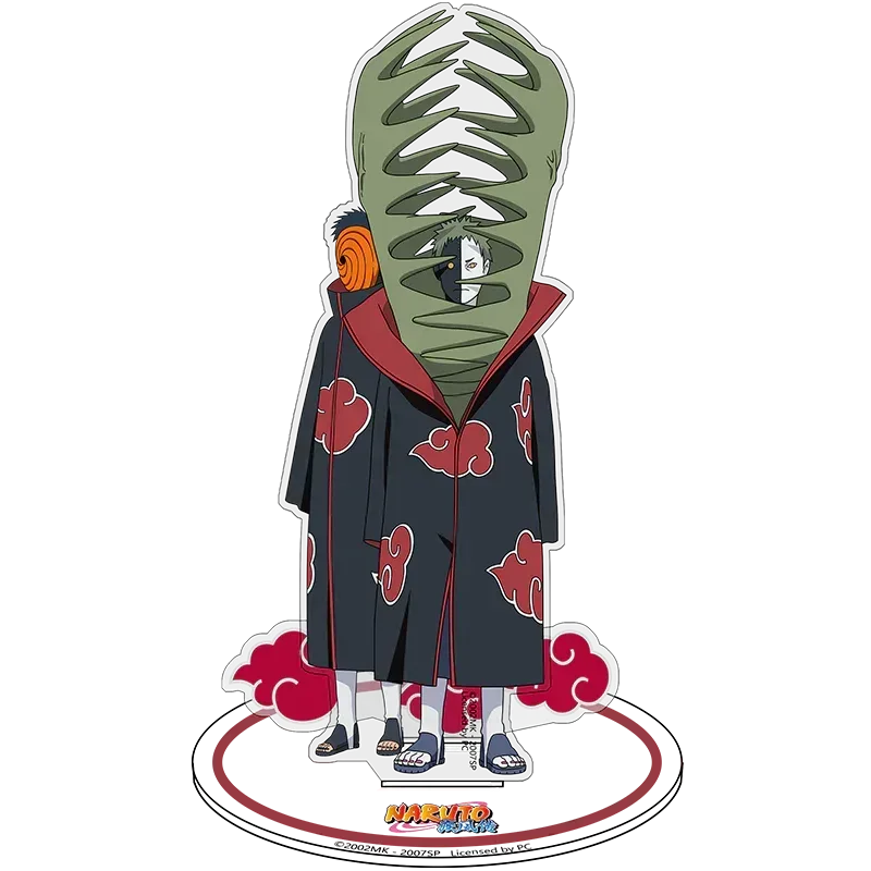 Naruto Akatsuki Stand Uchiha Obito & Zetsu ACG Go Anime www.acg-go.com Deidara, Hidan, Hoshigaki Kisame, Itachi Uchiha, Kakuzu, Konan, Pain, Sasori, Stand, Uchiha Obito, Zetsu
