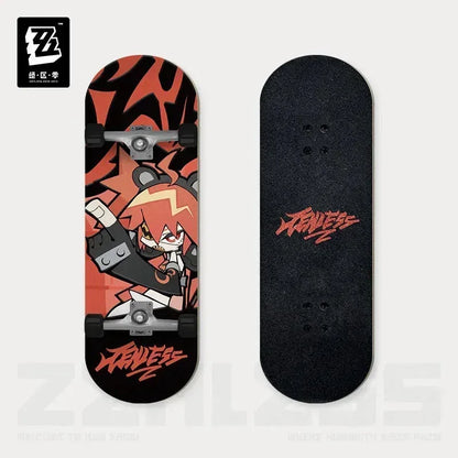 Zenless Zone Zero New Eridu Series Belobog Heavy Industries Chibi Fingertip Skateboard Pendant Keychain Koleda Belobog ACG Go Anime www.acg-go.com Anton Ivanov, Ben Bigger, Grace Howard, Koleda Belobog, Pendant & Keychain