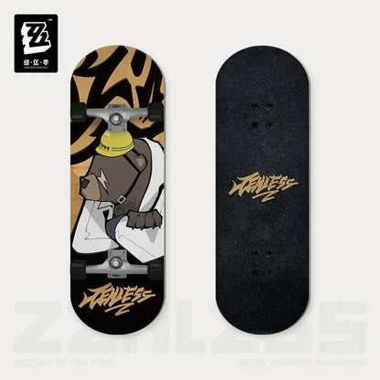 Zenless Zone Zero New Eridu Series Belobog Heavy Industries Chibi Fingertip Skateboard Pendant Keychain Ben Bigger ACG Go Anime www.acg-go.com Anton Ivanov, Ben Bigger, Grace Howard, Koleda Belobog, Pendant & Keychain
