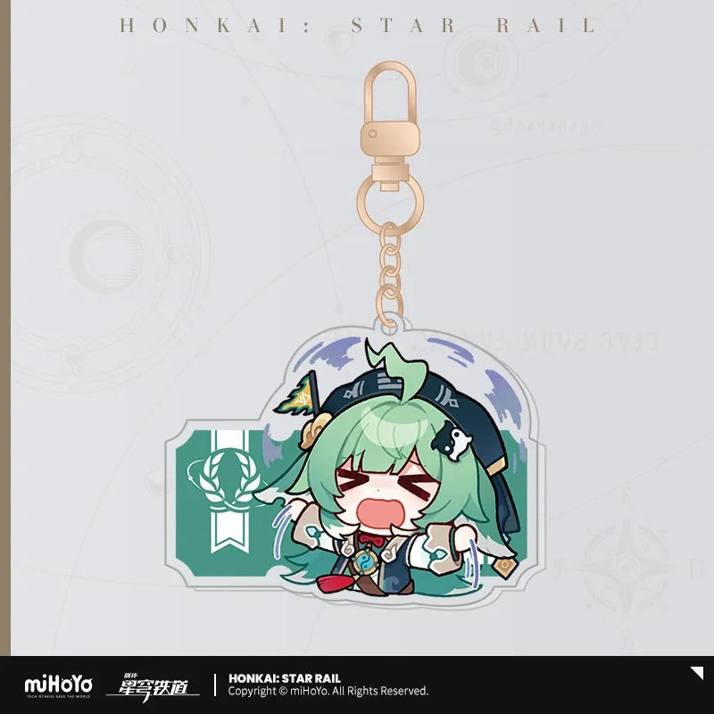 Pom-Pom Exhibition Series Acrylic Keychain
