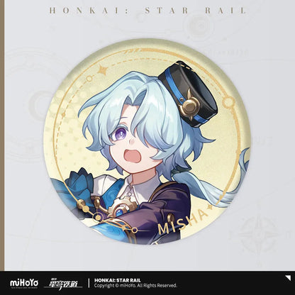 The Destruction Character Warp Artwork Tinplate Badge