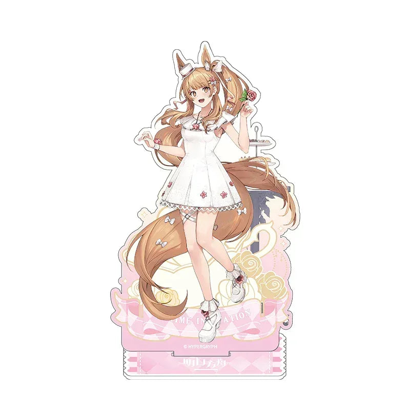 Arknights Tea Party Series Acrylic Stand Blemishine ACG Go Anime www.acg-go.com Arknights, Blemishine, Lin, Nearl, Passenger, Stand, Tequila