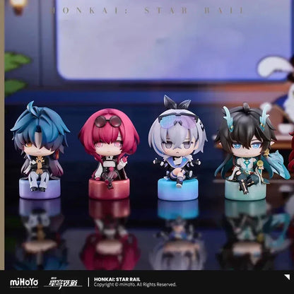 Honkai: Star Rail Owlbert's Reception Room Series Chibi Figure Kafka ACG Go Anime www.acg-go.com Argenti, Blade, Dan Heng • Imbibitor Lunae, Figure, Kafka, Silver Wolf