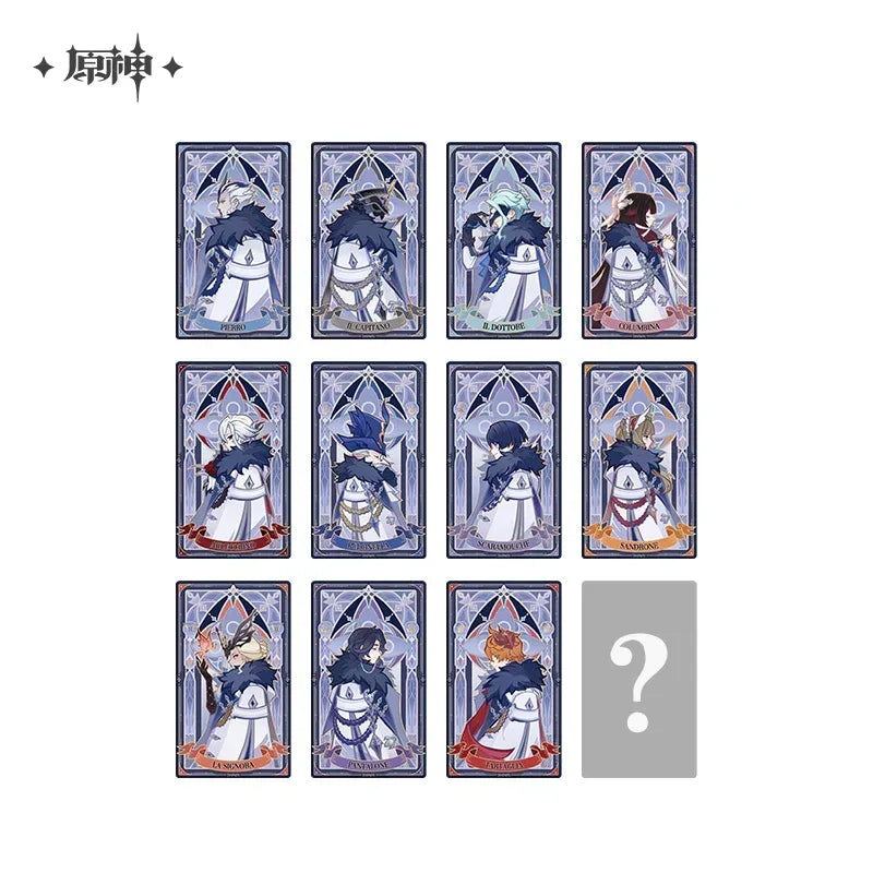 Genshin Impact Fatui Harbingers Series Frost and Flame Series Refraction Card Mystery Box
