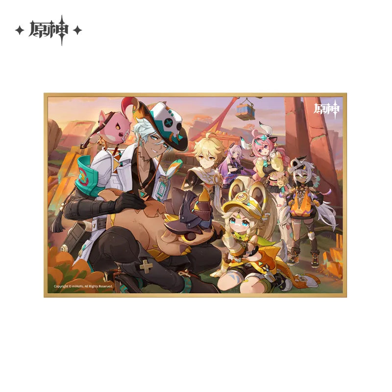 Genshin Impact Shikishi Card Board