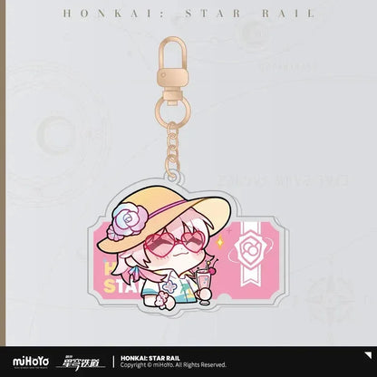 Honkai: Star Rail Pom-Pom Exhibition Series Acrylic Keychain March 7th ACG Go Anime www.acg-go.com Acheron, Aglaea, Anaxa, Argenti, Aventurine, Black Swan, Blade, Boothill, Caelus, Castorice, Cerydra, Cipher, Dan Heng, Dan Heng • Imbibitor Lunae, Dr. Ratio, Firefly, Fu Xuan, Fugue, Huohuo, Hyacine, Hysilens, Jade, Jing Yuan, Jingliu, Kafka, Luocha, March 7th, Mydei, Pendant & Keychain, Phainon, Robin, Ruan Mei, Sam, Seele, Silver Wolf, Sparkle, Stelle, Sunday, The Herta, Topaz, Trailblazer, Tribbie