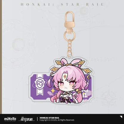 Honkai: Star Rail Pom-Pom Exhibition Series Acrylic Keychain Fu Xuan ACG Go Anime www.acg-go.com Acheron, Aglaea, Anaxa, Argenti, Aventurine, Black Swan, Blade, Boothill, Caelus, Castorice, Cerydra, Cipher, Dan Heng, Dan Heng • Imbibitor Lunae, Dr. Ratio, Firefly, Fu Xuan, Fugue, Huohuo, Hyacine, Hysilens, Jade, Jing Yuan, Jingliu, Kafka, Luocha, March 7th, Mydei, Pendant & Keychain, Phainon, Robin, Ruan Mei, Sam, Seele, Silver Wolf, Sparkle, Stelle, Sunday, The Herta, Topaz, Trailblazer, Tribbie
