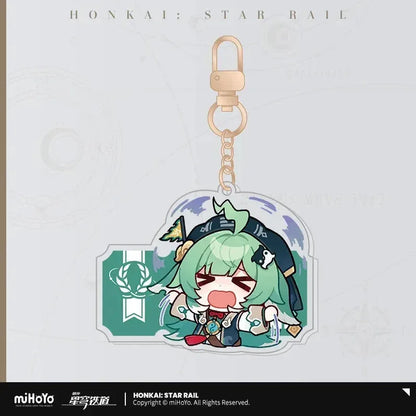 Honkai: Star Rail Pom-Pom Exhibition Series Acrylic Keychain Huohuo ACG Go Anime www.acg-go.com Acheron, Aglaea, Anaxa, Argenti, Aventurine, Black Swan, Blade, Boothill, Caelus, Castorice, Cerydra, Cipher, Dan Heng, Dan Heng • Imbibitor Lunae, Dr. Ratio, Firefly, Fu Xuan, Fugue, Huohuo, Hyacine, Hysilens, Jade, Jing Yuan, Jingliu, Kafka, Luocha, March 7th, Mydei, Pendant & Keychain, Phainon, Robin, Ruan Mei, Sam, Seele, Silver Wolf, Sparkle, Stelle, Sunday, The Herta, Topaz, Trailblazer, Tribbie