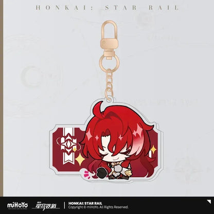 Honkai: Star Rail Pom-Pom Exhibition Series Acrylic Keychain Argenti ACG Go Anime www.acg-go.com Acheron, Aglaea, Anaxa, Argenti, Aventurine, Black Swan, Blade, Boothill, Caelus, Castorice, Cerydra, Cipher, Dan Heng, Dan Heng • Imbibitor Lunae, Dr. Ratio, Firefly, Fu Xuan, Fugue, Huohuo, Hyacine, Hysilens, Jade, Jing Yuan, Jingliu, Kafka, Luocha, March 7th, Mydei, Pendant & Keychain, Phainon, Robin, Ruan Mei, Sam, Seele, Silver Wolf, Sparkle, Stelle, Sunday, The Herta, Topaz, Trailblazer, Tribbie