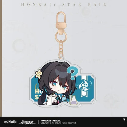 Honkai: Star Rail Pom-Pom Exhibition Series Acrylic Keychain Ruan Mei ACG Go Anime www.acg-go.com Acheron, Aglaea, Anaxa, Argenti, Aventurine, Black Swan, Blade, Boothill, Caelus, Castorice, Cerydra, Cipher, Dan Heng, Dan Heng • Imbibitor Lunae, Dr. Ratio, Firefly, Fu Xuan, Fugue, Huohuo, Hyacine, Hysilens, Jade, Jing Yuan, Jingliu, Kafka, Luocha, March 7th, Mydei, Pendant & Keychain, Phainon, Robin, Ruan Mei, Sam, Seele, Silver Wolf, Sparkle, Stelle, Sunday, The Herta, Topaz, Trailblazer, Tribbie