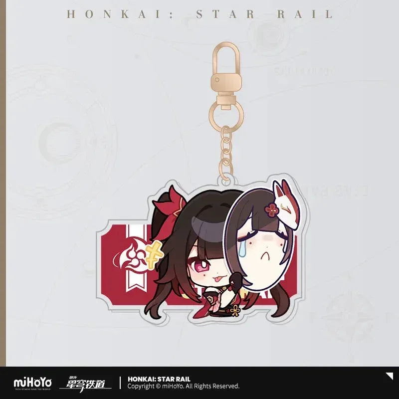 Honkai: Star Rail Pom-Pom Exhibition Series Acrylic Keychain Sparkle ACG Go Anime www.acg-go.com Acheron, Aglaea, Anaxa, Argenti, Aventurine, Black Swan, Blade, Boothill, Caelus, Castorice, Cerydra, Cipher, Dan Heng, Dan Heng • Imbibitor Lunae, Dr. Ratio, Firefly, Fu Xuan, Fugue, Huohuo, Hyacine, Hysilens, Jade, Jing Yuan, Jingliu, Kafka, Luocha, March 7th, Mydei, Pendant & Keychain, Phainon, Robin, Ruan Mei, Sam, Seele, Silver Wolf, Sparkle, Stelle, Sunday, The Herta, Topaz, Trailblazer, Tribbie