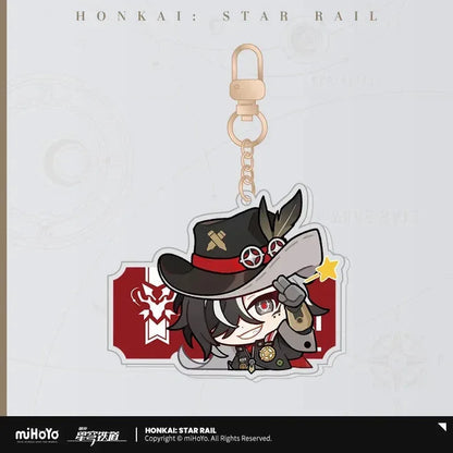 Honkai: Star Rail Pom-Pom Exhibition Series Acrylic Keychain Boothill ACG Go Anime www.acg-go.com Acheron, Aglaea, Anaxa, Argenti, Aventurine, Black Swan, Blade, Boothill, Caelus, Castorice, Cerydra, Cipher, Dan Heng, Dan Heng • Imbibitor Lunae, Dr. Ratio, Firefly, Fu Xuan, Fugue, Huohuo, Hyacine, Hysilens, Jade, Jing Yuan, Jingliu, Kafka, Luocha, March 7th, Mydei, Pendant & Keychain, Phainon, Robin, Ruan Mei, Sam, Seele, Silver Wolf, Sparkle, Stelle, Sunday, The Herta, Topaz, Trailblazer, Tribbie