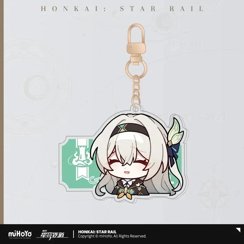 Honkai: Star Rail Pom-Pom Exhibition Series Acrylic Keychain Firefly ACG Go Anime www.acg-go.com Acheron, Aglaea, Anaxa, Argenti, Aventurine, Black Swan, Blade, Boothill, Caelus, Castorice, Cerydra, Cipher, Dan Heng, Dan Heng • Imbibitor Lunae, Dr. Ratio, Firefly, Fu Xuan, Fugue, Huohuo, Hyacine, Hysilens, Jade, Jing Yuan, Jingliu, Kafka, Luocha, March 7th, Mydei, Pendant & Keychain, Phainon, Robin, Ruan Mei, Sam, Seele, Silver Wolf, Sparkle, Stelle, Sunday, The Herta, Topaz, Trailblazer, Tribbie