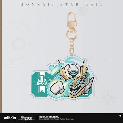 Honkai: Star Rail Pom-Pom Exhibition Series Acrylic Keychain Sam ACG Go Anime www.acg-go.com Acheron, Aglaea, Anaxa, Argenti, Aventurine, Black Swan, Blade, Boothill, Caelus, Castorice, Cerydra, Cipher, Dan Heng, Dan Heng • Imbibitor Lunae, Dr. Ratio, Firefly, Fu Xuan, Fugue, Huohuo, Hyacine, Hysilens, Jade, Jing Yuan, Jingliu, Kafka, Luocha, March 7th, Mydei, Pendant & Keychain, Phainon, Robin, Ruan Mei, Sam, Seele, Silver Wolf, Sparkle, Stelle, Sunday, The Herta, Topaz, Trailblazer, Tribbie
