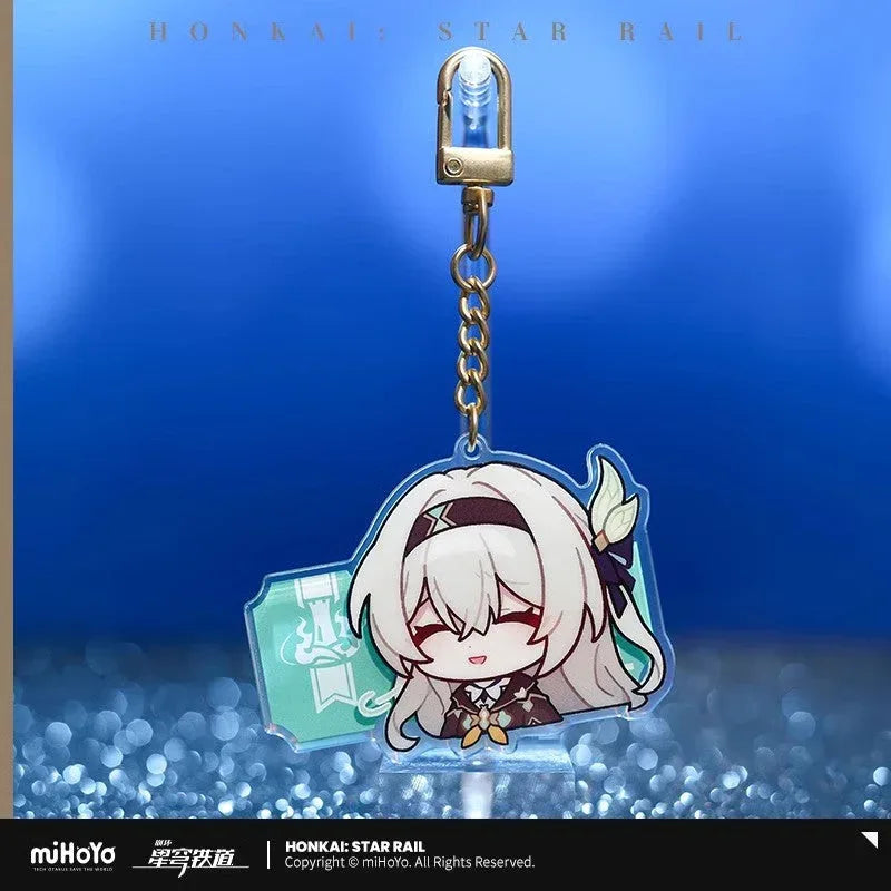 Pom-Pom Exhibition Series Acrylic Keychain Honkai: Star Rail Sunday (B) ACG Go Anime www.acg-go.com Acheron, Aglaea, Anaxa, Argenti, Aventurine, Black Swan, Blade, Boothill, Caelus, Castorice, Cerydra, Cipher, Dan Heng, Dan Heng • Imbibitor Lunae, Dr. Ratio, Firefly, Fu Xuan, Fugue, Huohuo, Hyacine, Hysilens, Jade, Jing Yuan, Jingliu, Kafka, Luocha, March 7th, Mydei, Pendant & Keychain, Phainon, Robin, Ruan Mei, Sam, Seele, Silver Wolf, Sparkle, Stelle, Sunday, The Herta, Topaz, Trailblazer, Tribbie
