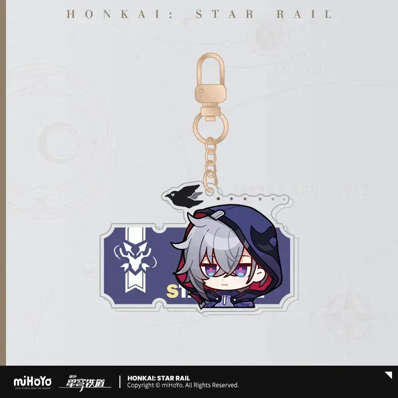 Honkai: Star Rail Pom-Pom Exhibition Series Acrylic Keychain Moze ACG Go Anime www.acg-go.com Acheron, Aglaea, Anaxa, Argenti, Aventurine, Black Swan, Blade, Boothill, Caelus, Castorice, Cerydra, Cipher, Dan Heng, Dan Heng • Imbibitor Lunae, Dr. Ratio, Firefly, Fu Xuan, Fugue, Huohuo, Hyacine, Hysilens, Jade, Jing Yuan, Jingliu, Kafka, Luocha, March 7th, Mydei, Pendant & Keychain, Phainon, Robin, Ruan Mei, Sam, Seele, Silver Wolf, Sparkle, Stelle, Sunday, The Herta, Topaz, Trailblazer, Tribbie