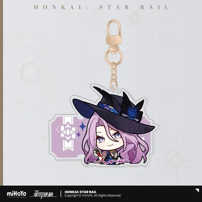 Honkai: Star Rail Pom-Pom Exhibition Series Acrylic Keychain Jade ACG Go Anime www.acg-go.com Acheron, Aglaea, Anaxa, Argenti, Aventurine, Black Swan, Blade, Boothill, Caelus, Castorice, Cerydra, Cipher, Dan Heng, Dan Heng • Imbibitor Lunae, Dr. Ratio, Firefly, Fu Xuan, Fugue, Huohuo, Hyacine, Hysilens, Jade, Jing Yuan, Jingliu, Kafka, Luocha, March 7th, Mydei, Pendant & Keychain, Phainon, Robin, Ruan Mei, Sam, Seele, Silver Wolf, Sparkle, Stelle, Sunday, The Herta, Topaz, Trailblazer, Tribbie