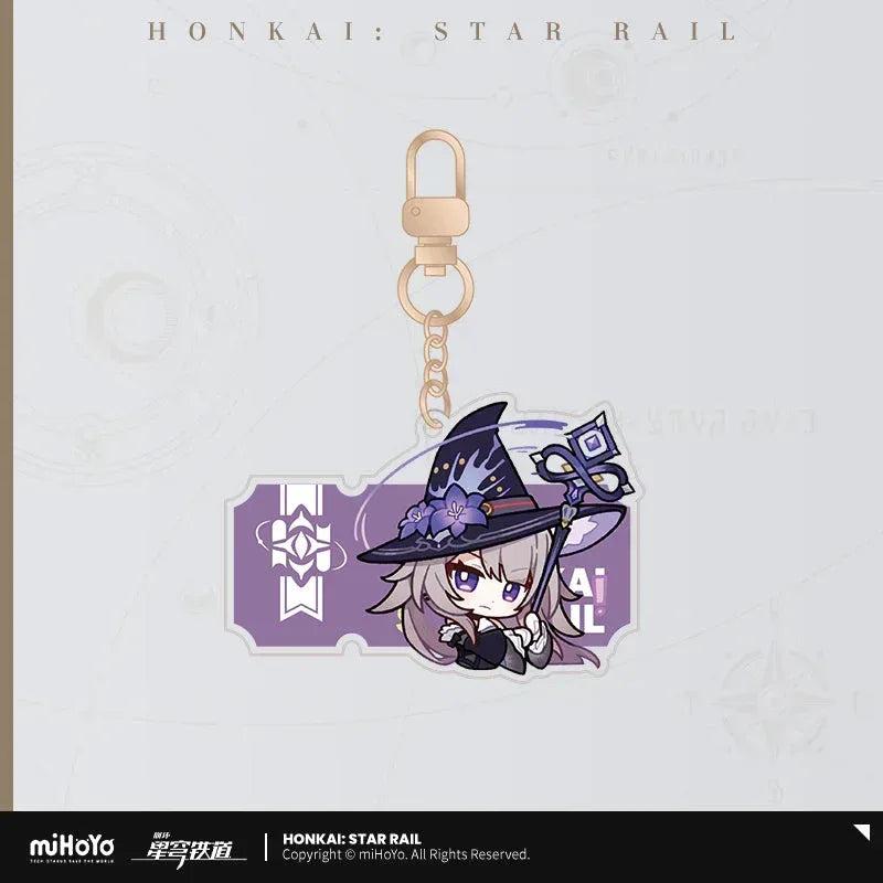 Honkai: Star Rail Pom-Pom Exhibition Series Acrylic Keychain The Herta ACG Go Anime www.acg-go.com Acheron, Aglaea, Anaxa, Argenti, Aventurine, Black Swan, Blade, Boothill, Caelus, Castorice, Cerydra, Cipher, Dan Heng, Dan Heng • Imbibitor Lunae, Dr. Ratio, Firefly, Fu Xuan, Fugue, Huohuo, Hyacine, Hysilens, Jade, Jing Yuan, Jingliu, Kafka, Luocha, March 7th, Mydei, Pendant & Keychain, Phainon, Robin, Ruan Mei, Sam, Seele, Silver Wolf, Sparkle, Stelle, Sunday, The Herta, Topaz, Trailblazer, Tribbie