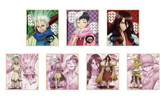 Dr. Stone Trading Mini Colored Art Board Mystery Box