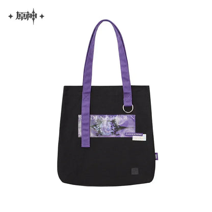 Genshin Impact Raiden Shogun Plane of Euthymia Canvas Tote Bag Canvas Tote Bag ACG Go Anime www.acg-go.com Apparel, Canvas Bag