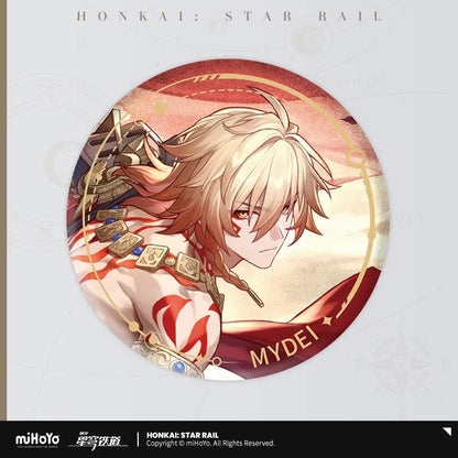 The Destruction Character Warp Artwork Tinplate Badge