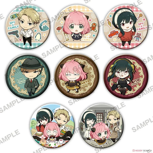 SPY×FAMILY Chibi Badge Mystery Box Random one ACG Go Anime www.acg-go.com Mystery Box