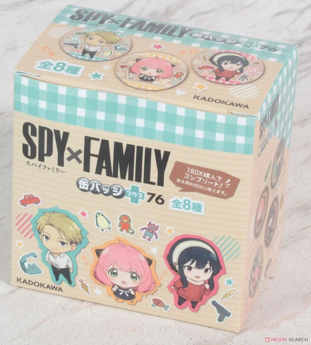 SPY×FAMILY Chibi Badge Mystery Box Random one ACG Go Anime www.acg-go.com Mystery Box