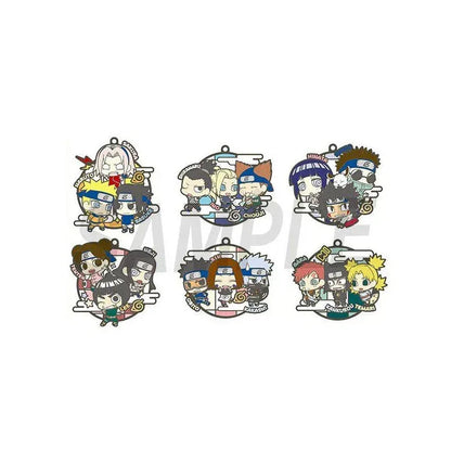 Naruto: Shippuden 3-Man squad! Rubber Keychain Mystery Box Random One ACG Go Anime www.acg-go.com Mystery Box