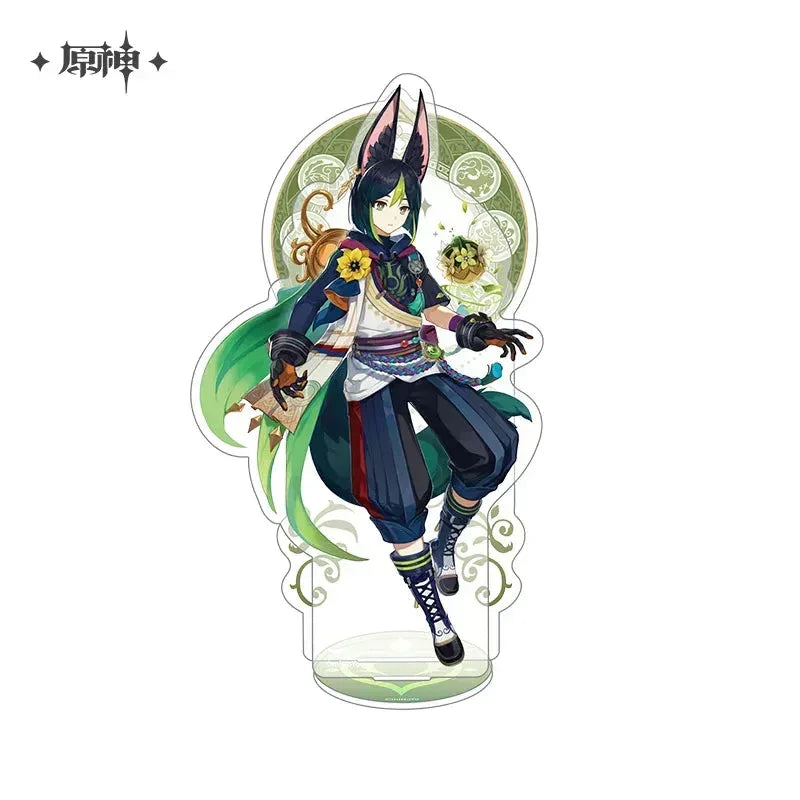 Genshin Impact Sumeru Character Stand Tighnari ACG Go Anime www.acg-go.com Alhaitham, Candace, Character Artwork, Collei, Cyno, Dehya, Dori, Faruzan, Kaveh, Layla, Nahida, Nilou, Sethos, Stand, Tighnari, Wanderer