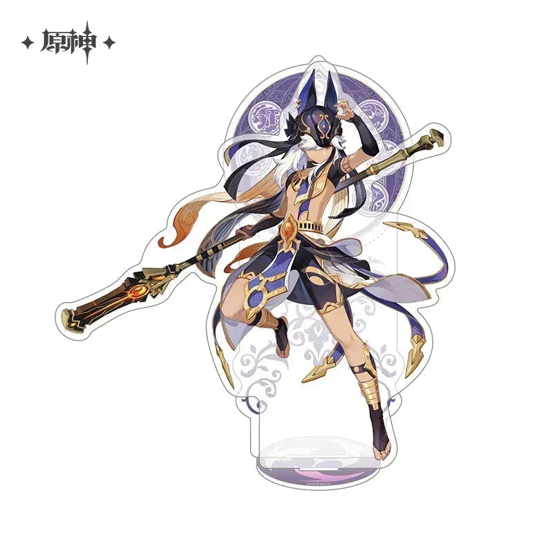 Genshin Impact Sumeru Character Stand Cyno ACG Go Anime www.acg-go.com Alhaitham, Candace, Character Artwork, Collei, Cyno, Dehya, Dori, Faruzan, Kaveh, Layla, Nahida, Nilou, Sethos, Stand, Tighnari, Wanderer