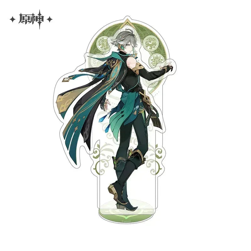 Genshin Impact Sumeru Character Stand Alhaitham ACG Go Anime www.acg-go.com Alhaitham, Candace, Character Artwork, Collei, Cyno, Dehya, Dori, Faruzan, Kaveh, Layla, Nahida, Nilou, Sethos, Stand, Tighnari, Wanderer